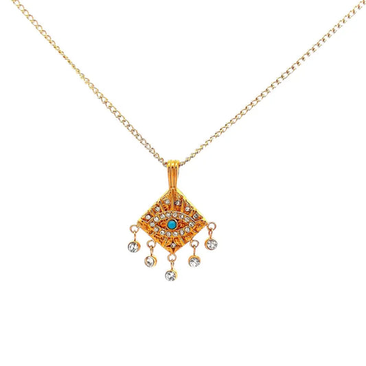 Evil Eye Chandelier Necklace Necklaces