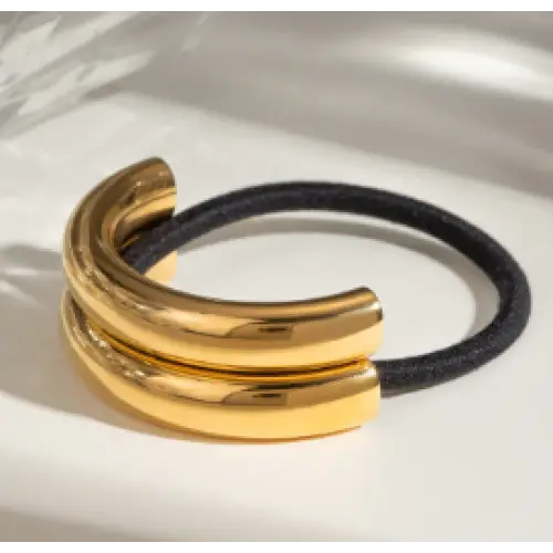 Gold Gloss Hair Tie Hair Jewels