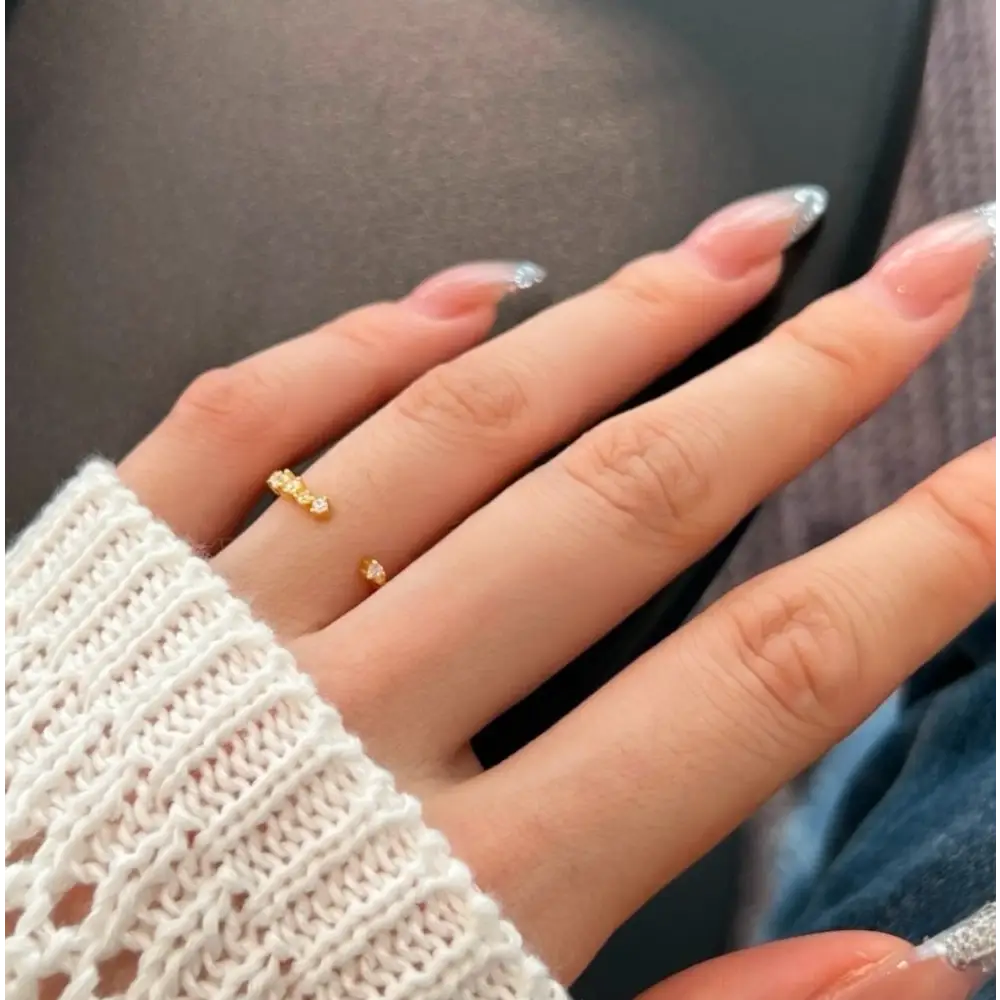 Golden Lustre Ring Rings