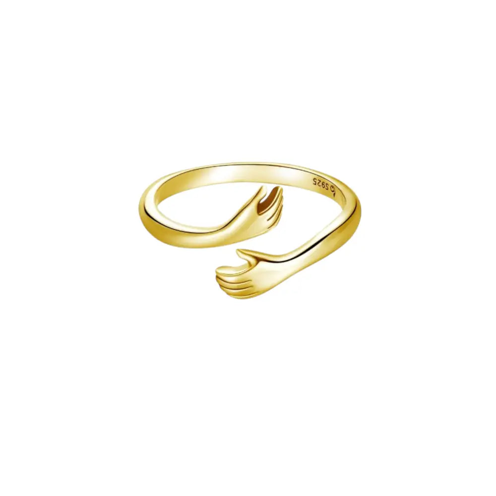 Hug Ring Gold Rings