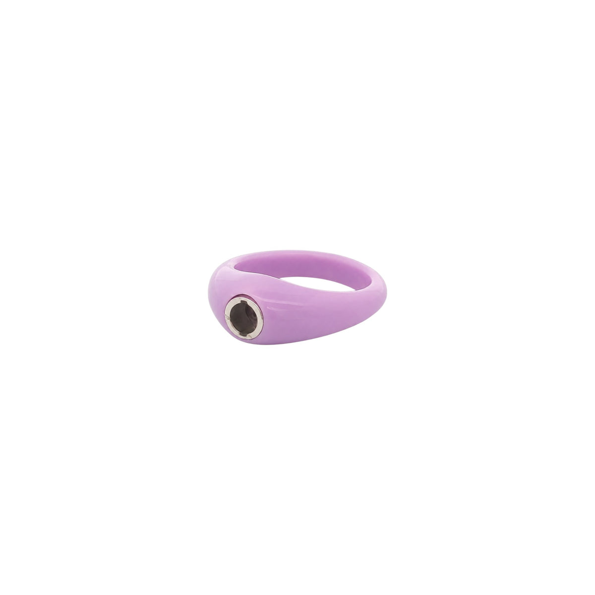 Scandal Kiss Lilac Signature Ring Base in smooth resin designed for interchangeable ScanJewels