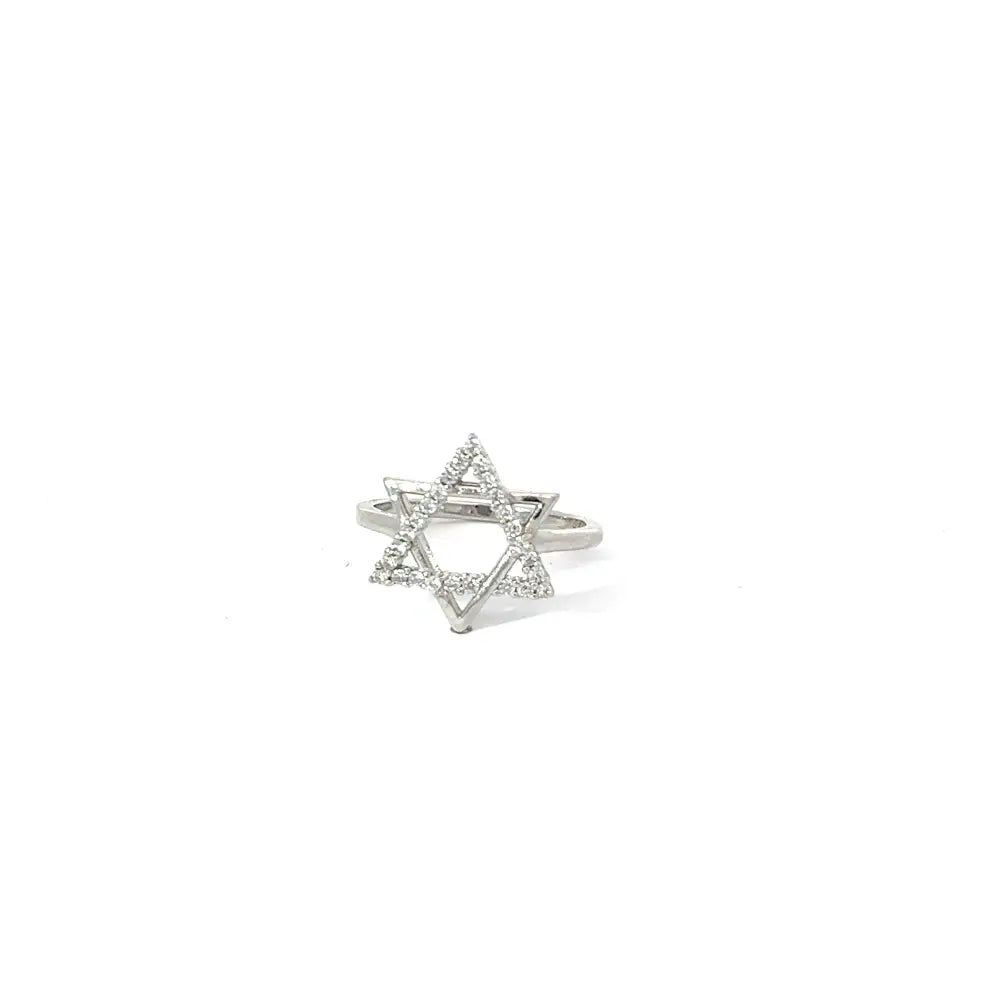Magen David Ring Silver / L Rings