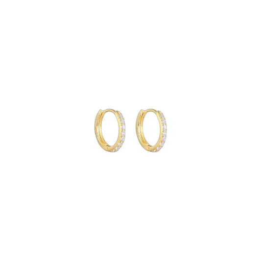 Mini Pavé Hoops Earrings