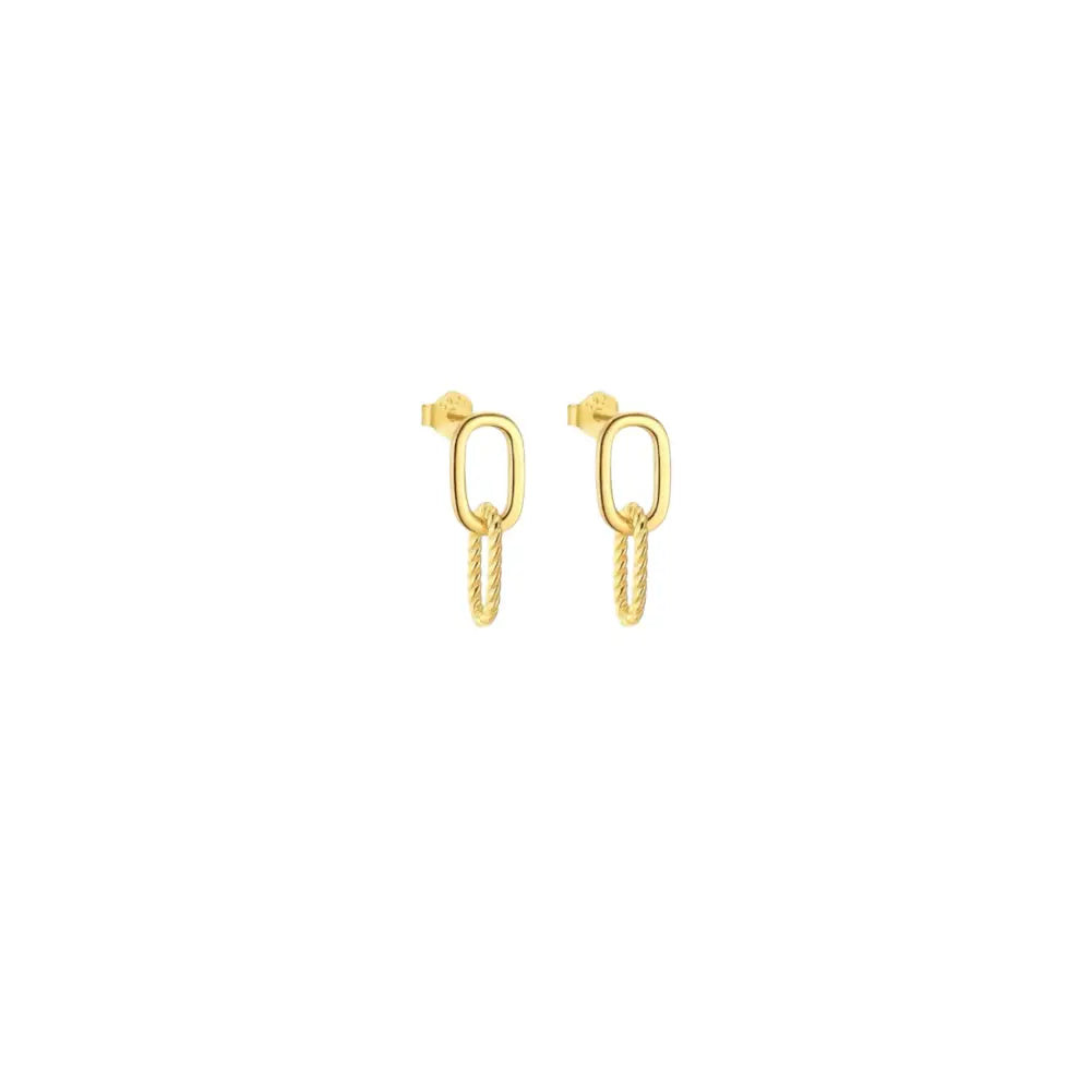 Oval Interlinked Earrings Earrings