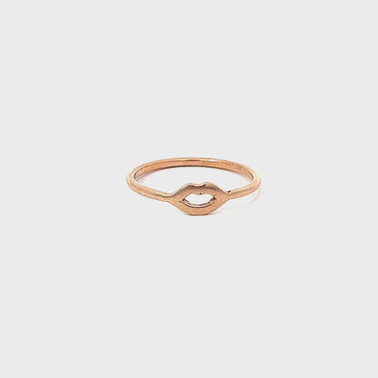 Rose Gold Lips Ring