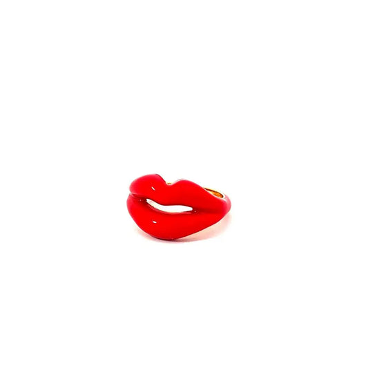 Red Lips Ring Red / K Rings