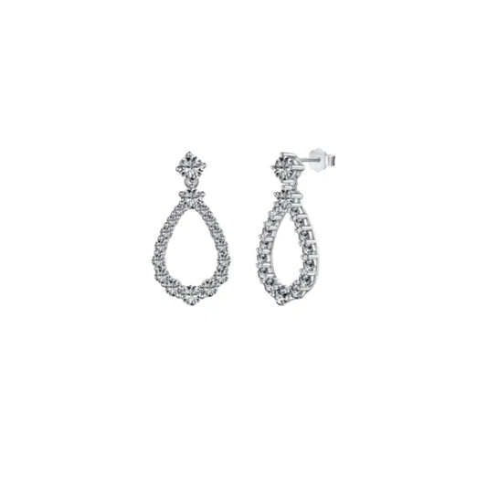 Shimmer Teardrop Earrings Earrings