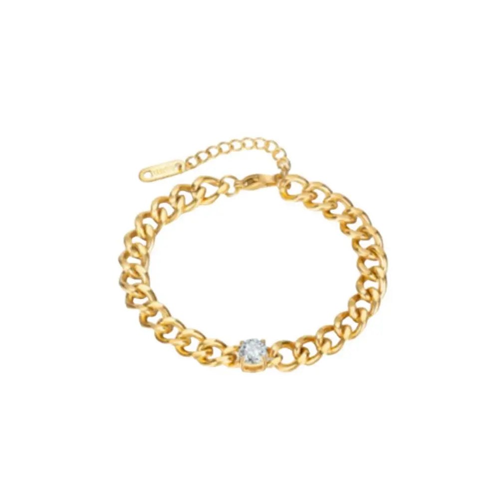 Signature Stone Bracelet Gold Bracelets