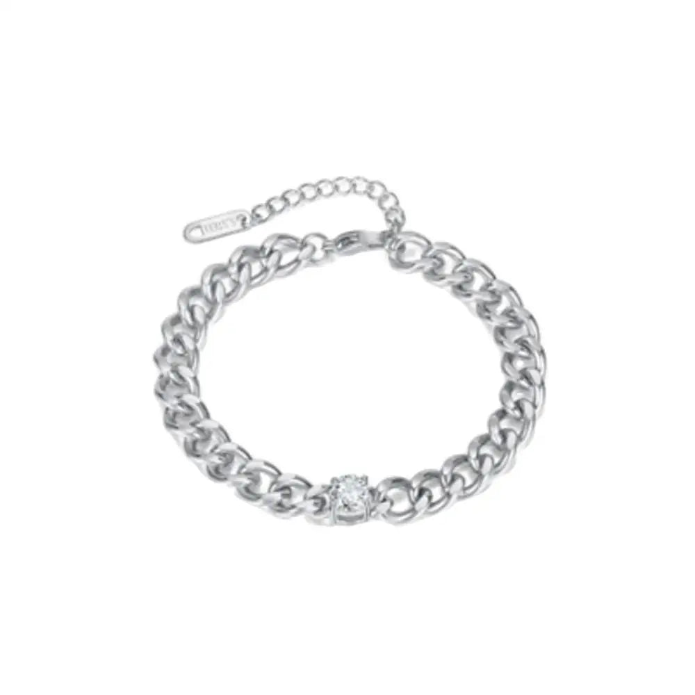 Signature Stone Bracelet Silver Bracelets