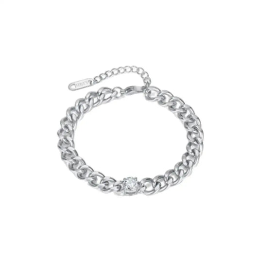 Signature Stone Bracelet Silver Bracelets