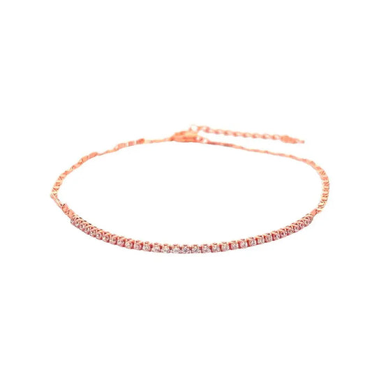 Sparkle Rose Gold Anklet Anklets