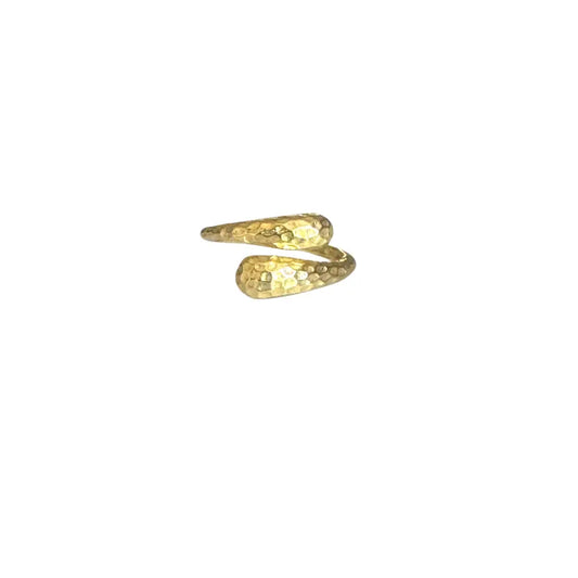 Textured Wrap Ring Rings