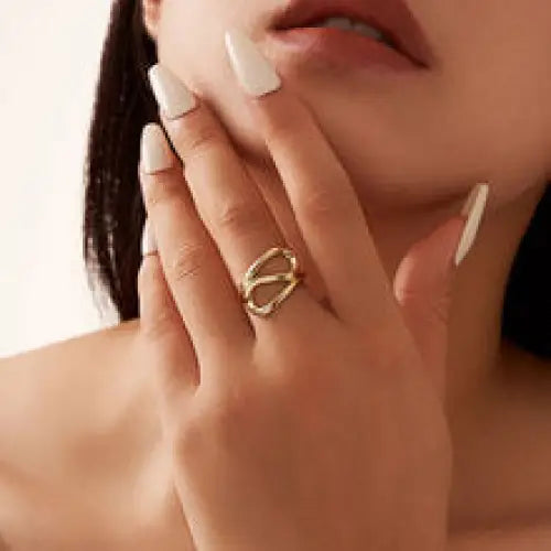 Wave Curve Ring Rings