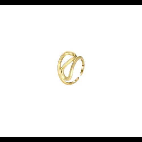 Wave Curve Ring Rings