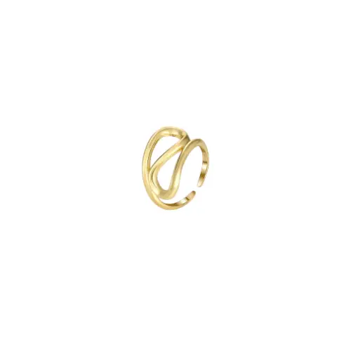 Wave Curve Ring Rings